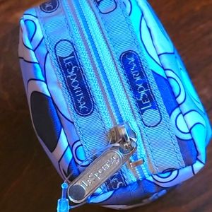 NWT LeSportsac Rectangular cosmetic Caviar taupe case bag